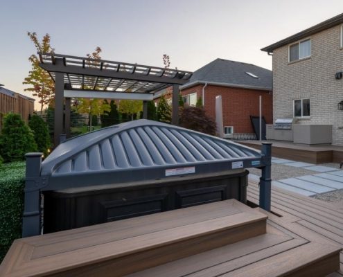 zen luxurious interlocking renovation lawerence park backyard