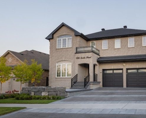 zen luxurious landscaping interlocking renovation lawerence park