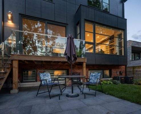 Interlocking backyard front yard