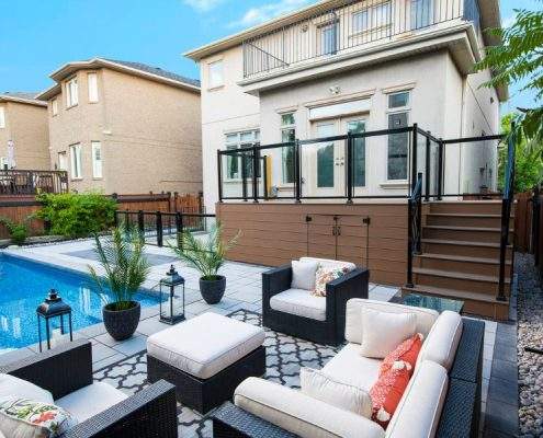 designer backyard ahs pool interlocking sheridan homelands 1