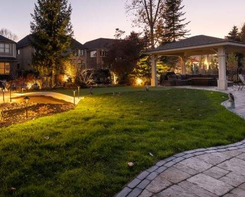 full backyard custom landscaping