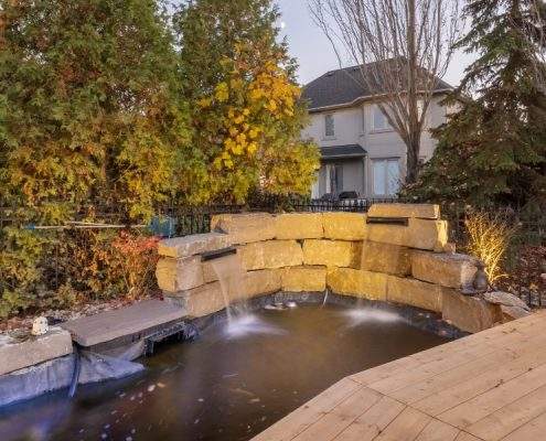 stunning full backyard custom landscaping toronto