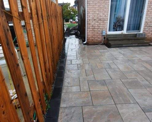 ahs toronto backyard space interlocking