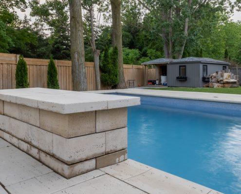 pool bench