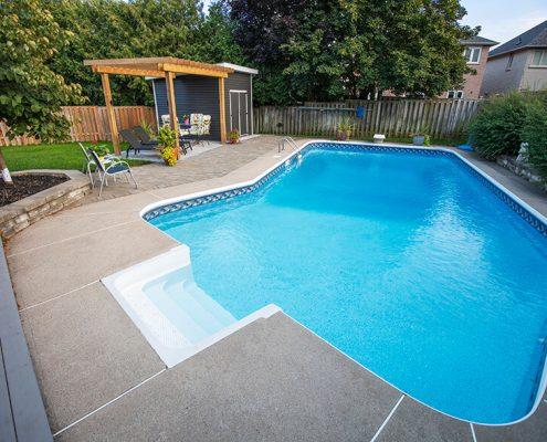 swimming pool installation