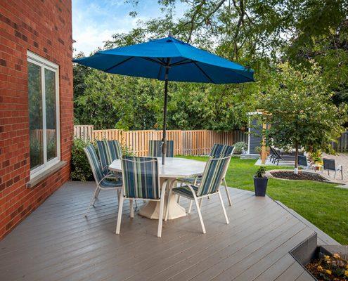 wooden deck