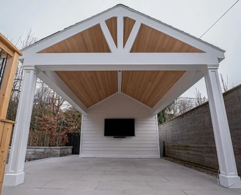 cabana with deck