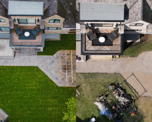 toronto home connecting stone patio