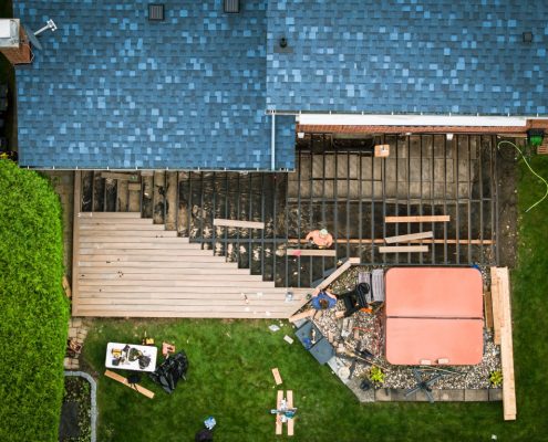 tanzite deck installation