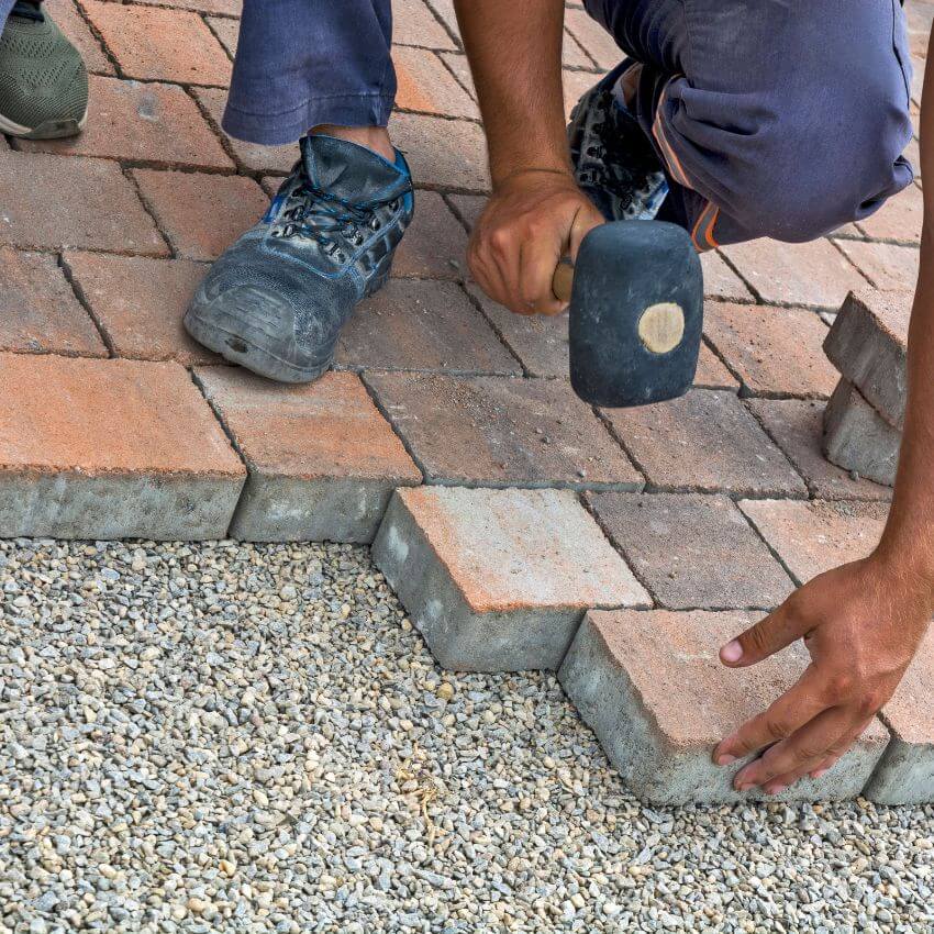 Paver installation