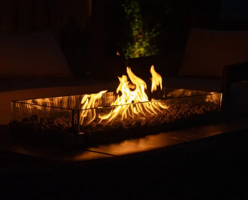 cozy outdoor fireplace toronto