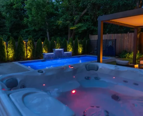 pergola and pool combination