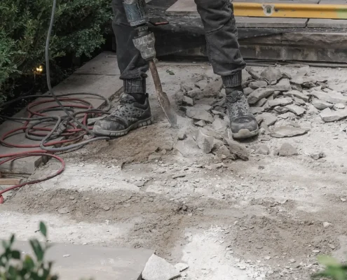 flagstone walkway maintenance