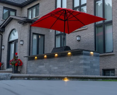 gta outdoor cooking space with storage