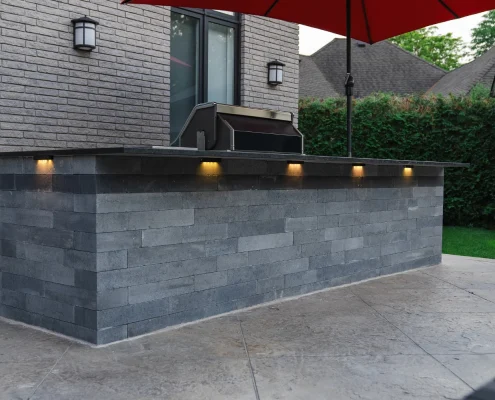 modern outdoor kitchen space design