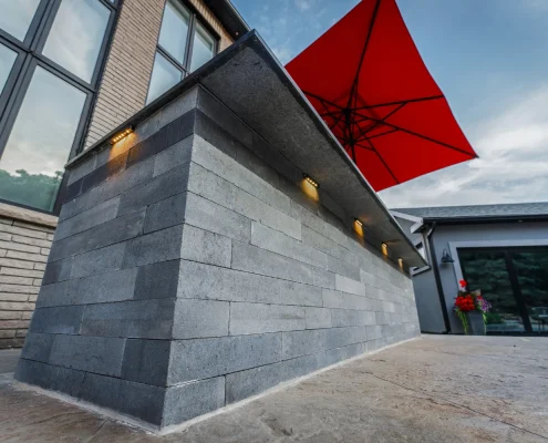 outdoor kitchen installation backyard cooking